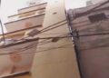 Panic due to tilting of four storey building