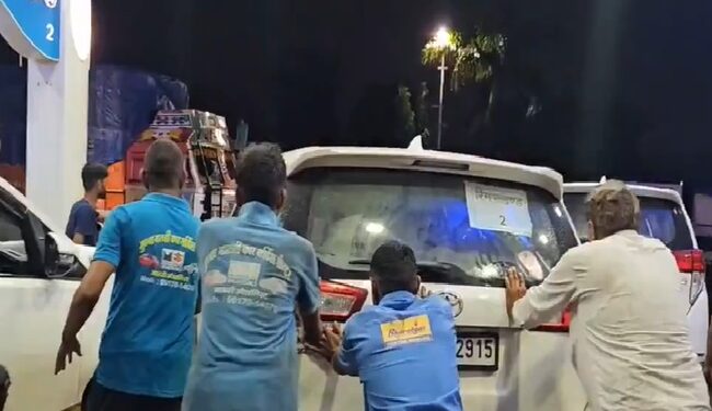 Diesel mixed with water was filled in the vehicles of CM Mohan Yadav's convoy