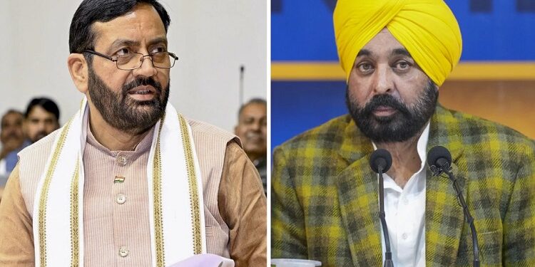 CM Nayab Singh Saini-Bagwant Mann