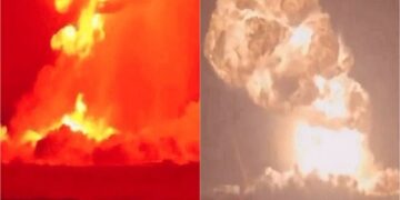 Elon Musk's Starship explodes during test
