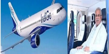 Gate of Indigo flight locked at Raipur airport