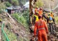 Landslide on Yamunotri trekking route