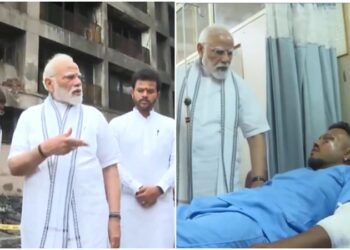 Ahmedabad plane crash: PM Modi inspects the accident site