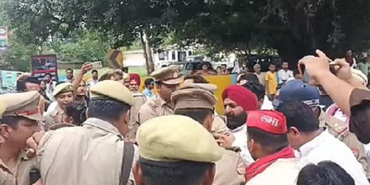 Ruckus over vacating SP office, district president in custody