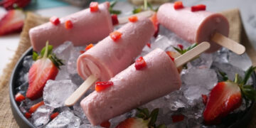 Strawberry Kulfi