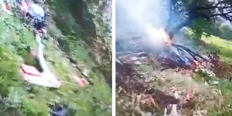 Seven killed in helicopter crash in Gaurikund area