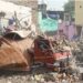 Suddenly a building collapsed, one died