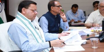 CM Dhami met Union Agriculture and Rural Development Minister Shivraj Singh Chouhan