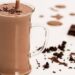 Dark chocolate milkshake