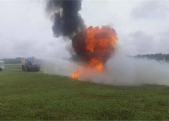 Plane catches fire at Dehradun airport
