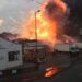 Fire broke out after explosion at fireworks facility