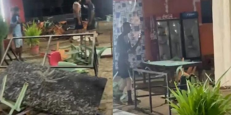 Kanwadis vandalized the Dhaba