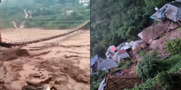 8 houses washed away due to cloudburst in Himachal