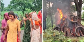 Funeral of student who died in government school accident was done with tyres