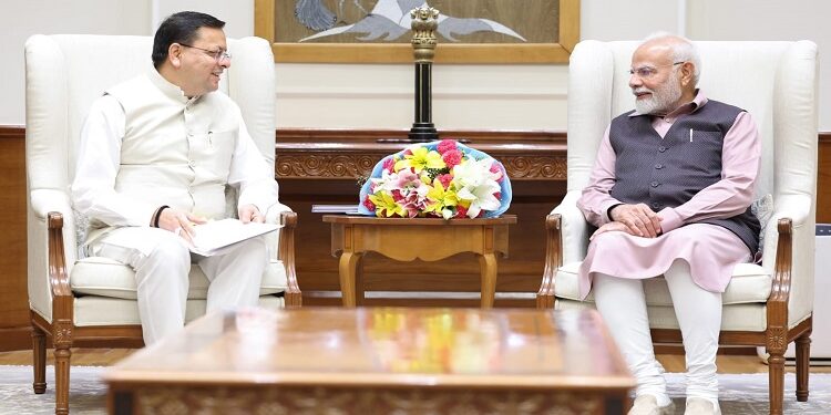 CM Dhami met PM Modi