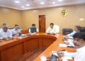 AK Sharma reviewed the relief and rehabilitation work in flood affected areas