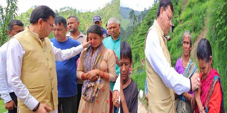 CM Dhami is on ground zero