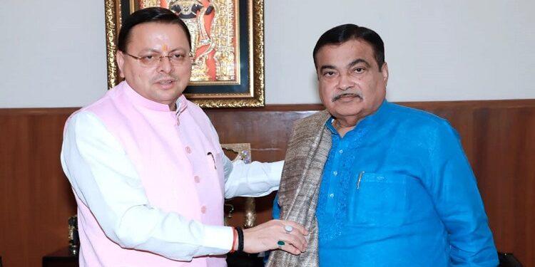 CM Dhami met Nitin Gadkari