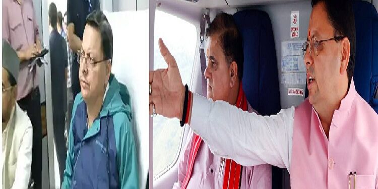 CM Dhami reached Uttarkashi, took stock of the affected areas