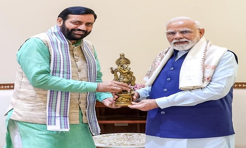 CM Nayab Singh Saini met the PM Modi