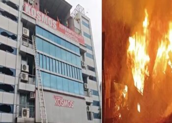 Massive fire breaks out in Delhi hospital