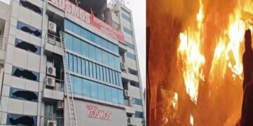 Massive fire breaks out in Delhi hospital