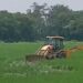 Farmers protested against the construction of the expressway