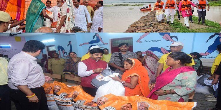 Yogi government became the messiah of flood victims