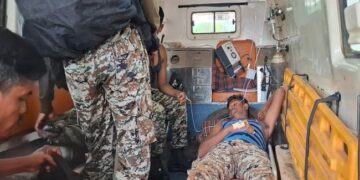 A soldier martyred in Naxalite attack