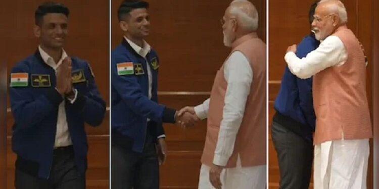 Group Captain Shubhanshu Shukla met PM Modi