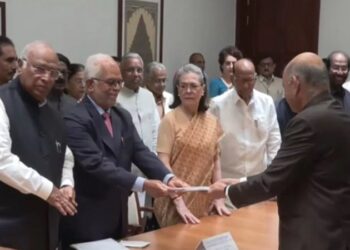Vice President Election: B Sudarshan Reddy filed his nomination