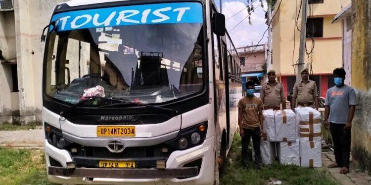 200 kg explosives recovered from a private bus