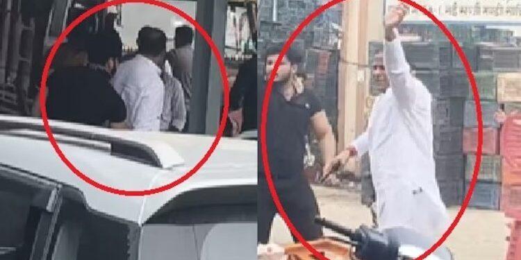 The attackers fired bullets at the meeting of traders in the market