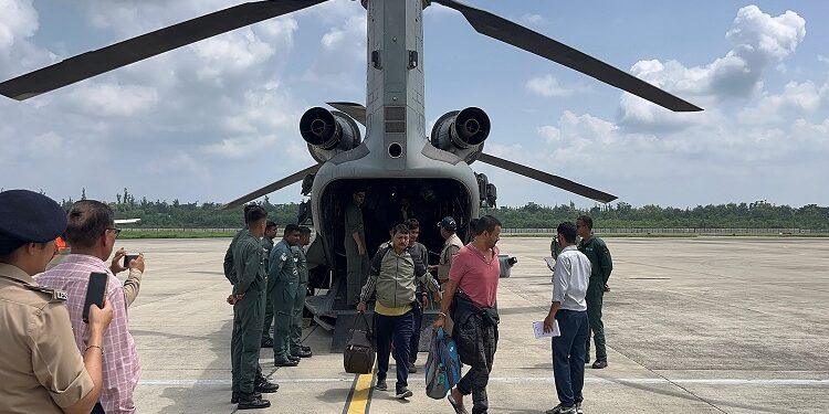 Uttarkashi disaster relief work: Successful rescue operation of passengers continues