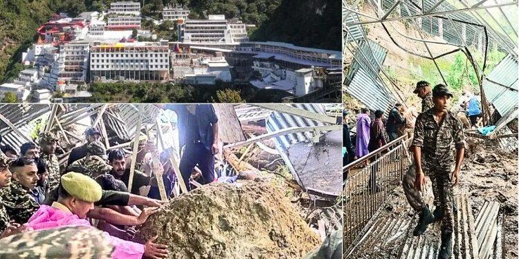 landslide on Vaishno Devi Yatra route