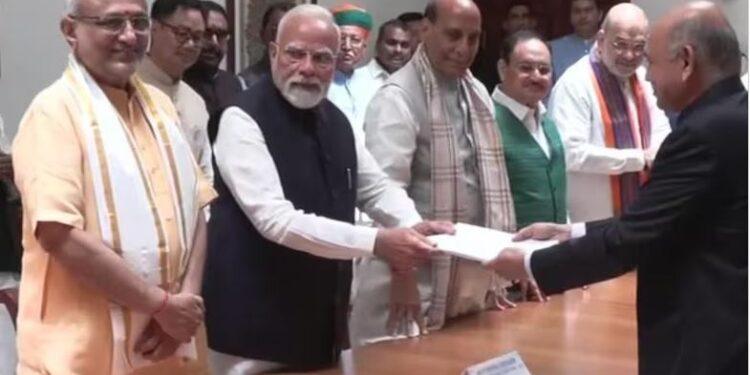 CP Radhakrishnan filed nomination for the post of Vice President