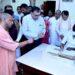 CM Yogi observed the conservation work of manuscripts