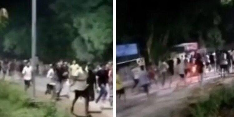 Violent clash between two groups of students in BHU