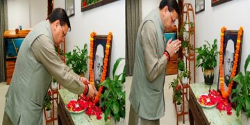 CM Dhami paid tribute to Pandit Govind Vallabh Pant on his birth anniversary