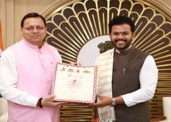 CM Dhami met Union Civil Aviation Minister Kinjarapu Rammohan Naidu