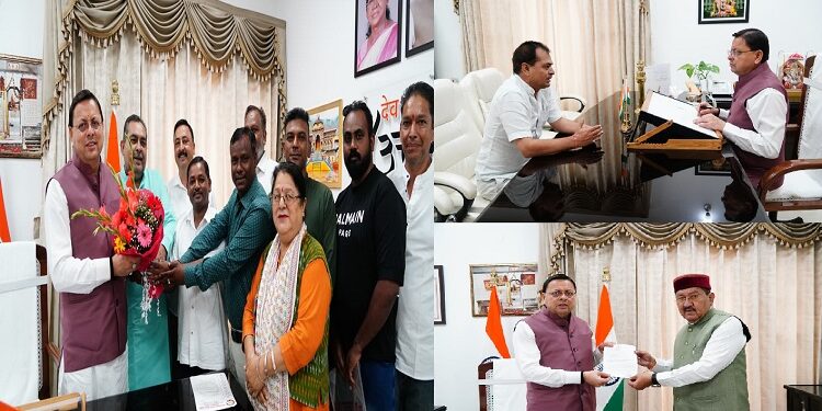 MLAs and public representatives met CM Dhami