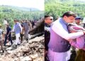 CM Dhami inspected the disaster-affected areas of Chamoli
