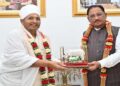 Saint Asang Dev ji met CM Vishnu Dev Sai