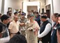 CM Vishnudev Sai met Poonam Patel