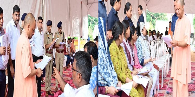 CM Yogi listened to the problems of the people in Janta Darshan