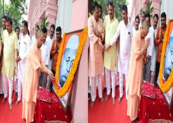 CM Yogi paid tribute to Pandit Govind Vallabh Pant on his 138th birth anniversary