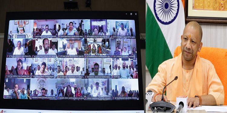 Gram Pradhans narrated the story of change to the CM Yogi