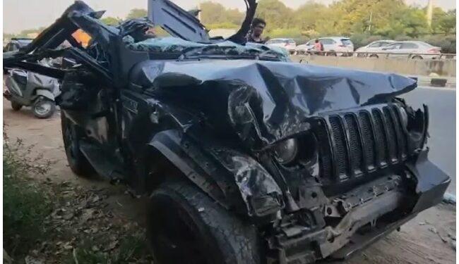 Five killed in horrific road accident on NH-9 in Gurugram