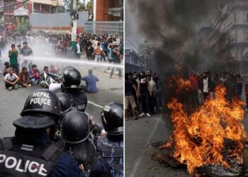 Anti-government protests turn violent in Nepal