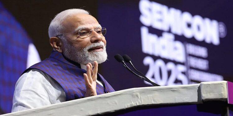 pm modi inaugurated 'Semicon India-2025'